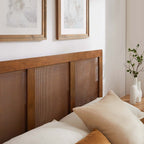 MOD-7153 Sirocco Rattan and Wood Full Platform Bed by Modway