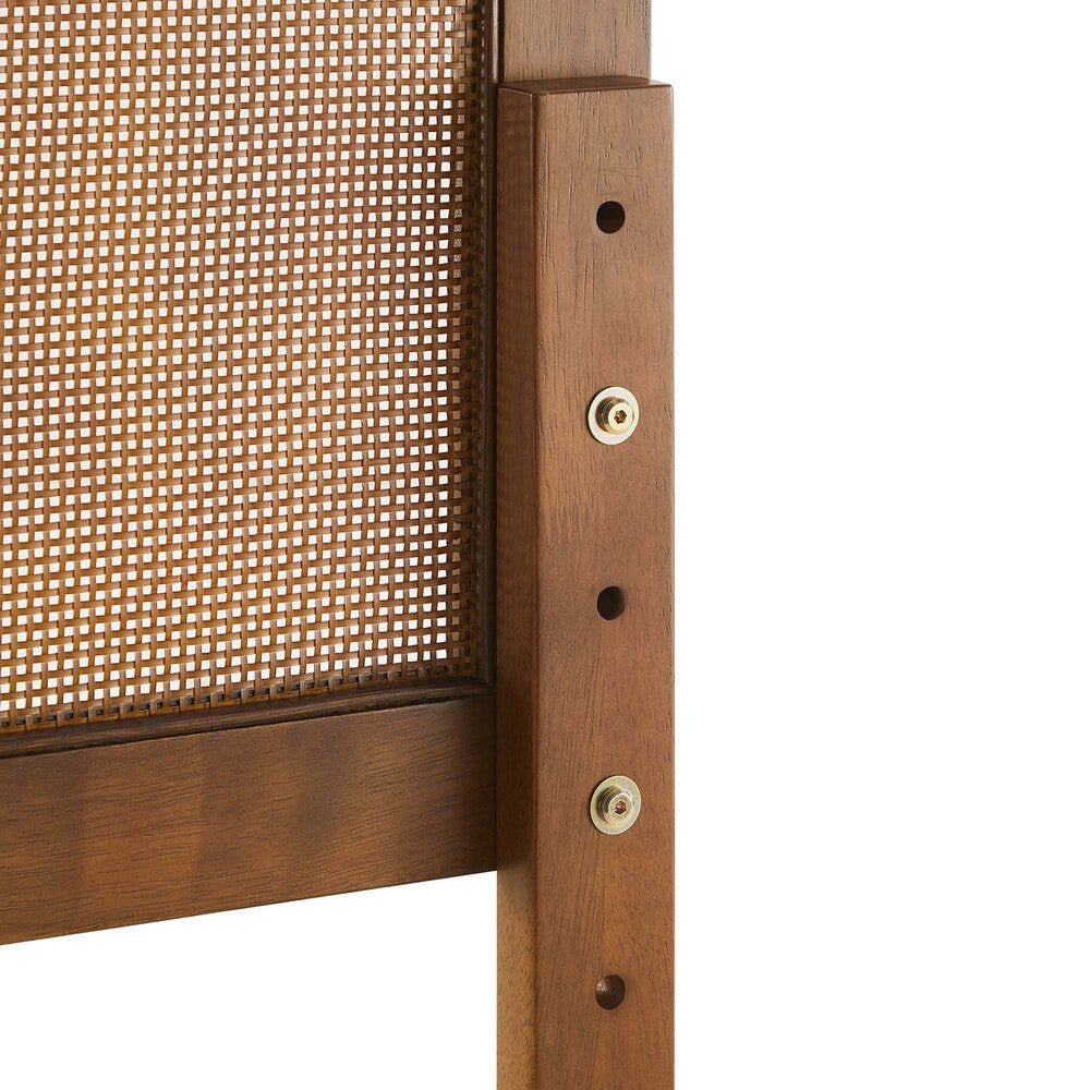 MOD-7155 Sirocco Rattan and Wood King Platform Bed by Modway