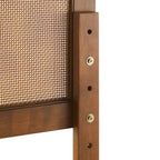 MOD-7154 Sirocco Rattan and Wood Queen Platform Bed by Modway