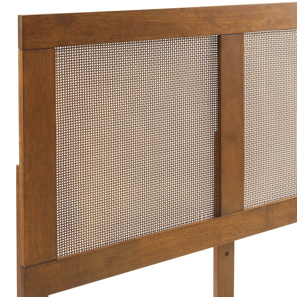 MOD-7154 Sirocco Rattan and Wood Queen Platform Bed by Modway