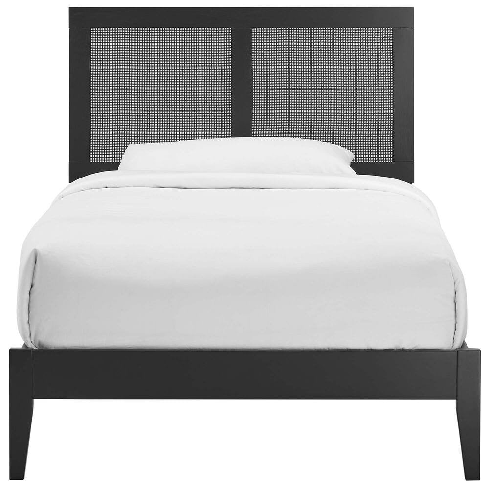 MOD-7152 Sirocco Rattan and Wood Twin Platform Bed by Modway
