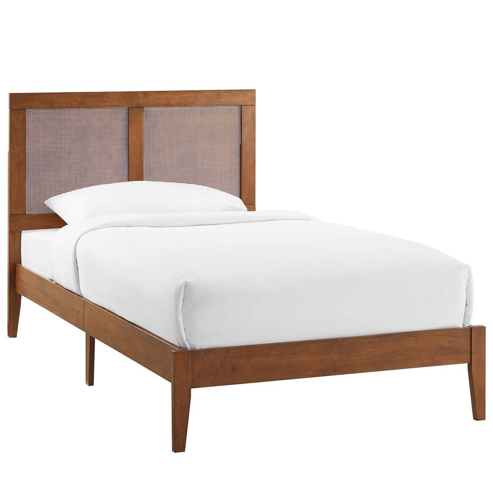 MOD-7152 Sirocco Rattan and Wood Twin Platform Bed by Modway