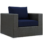 EEI-1850 Sojourn Outdoor Patio Sunbrella&reg; Armchair by Modway