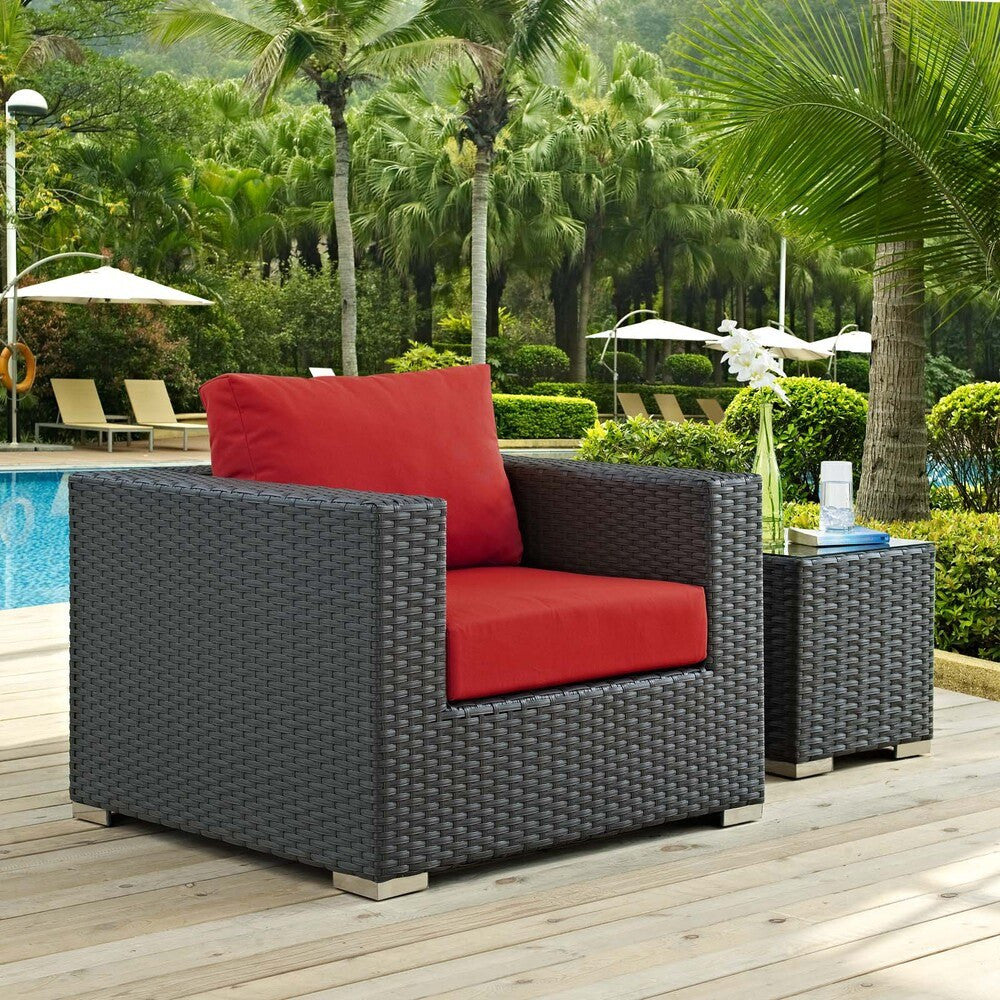 EEI-1850 Sojourn Outdoor Patio Sunbrella&reg; Armchair by Modway