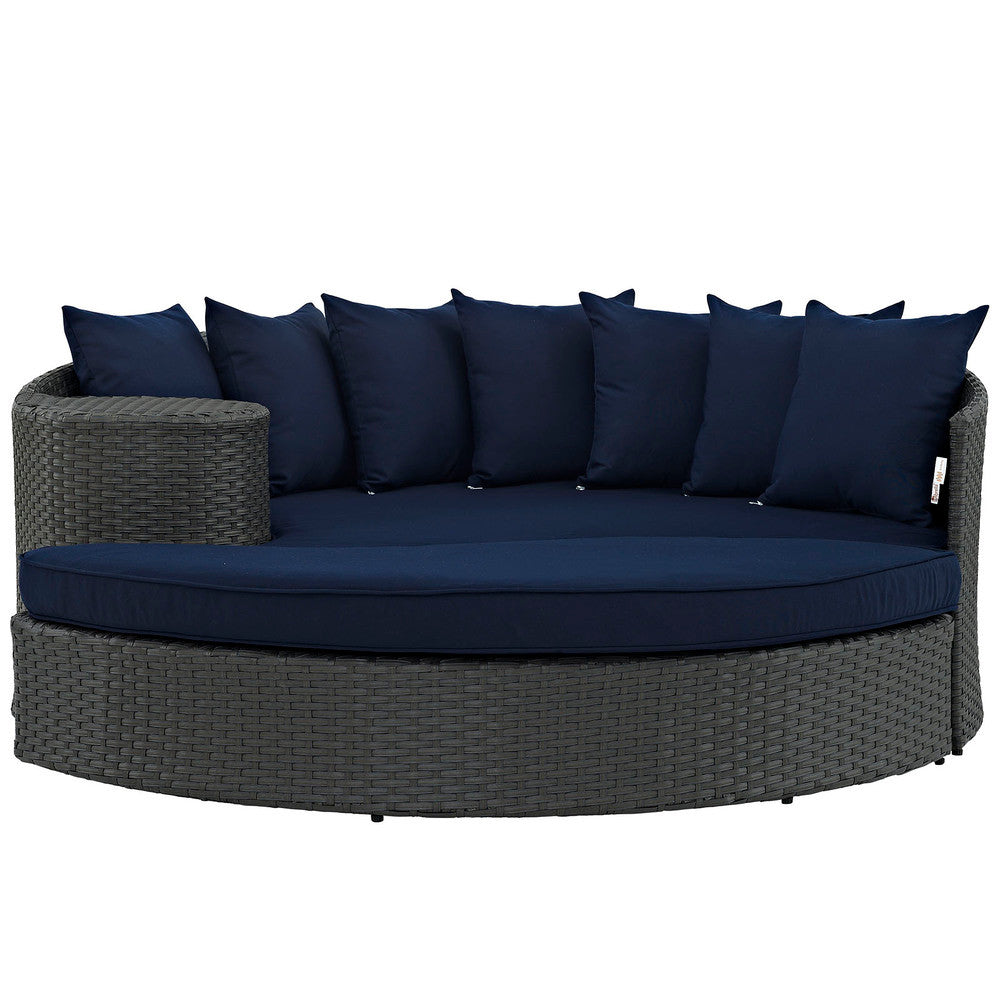 EEI-1982-CHC-NAV Sojourn Outdoor Patio Sunbrella&reg; Daybed by Modway