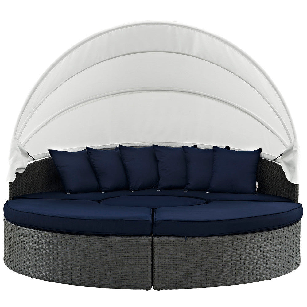 EEI-1986-CHC-NAV-SET Sojourn Outdoor Patio Sunbrella&reg; Daybed by Modway