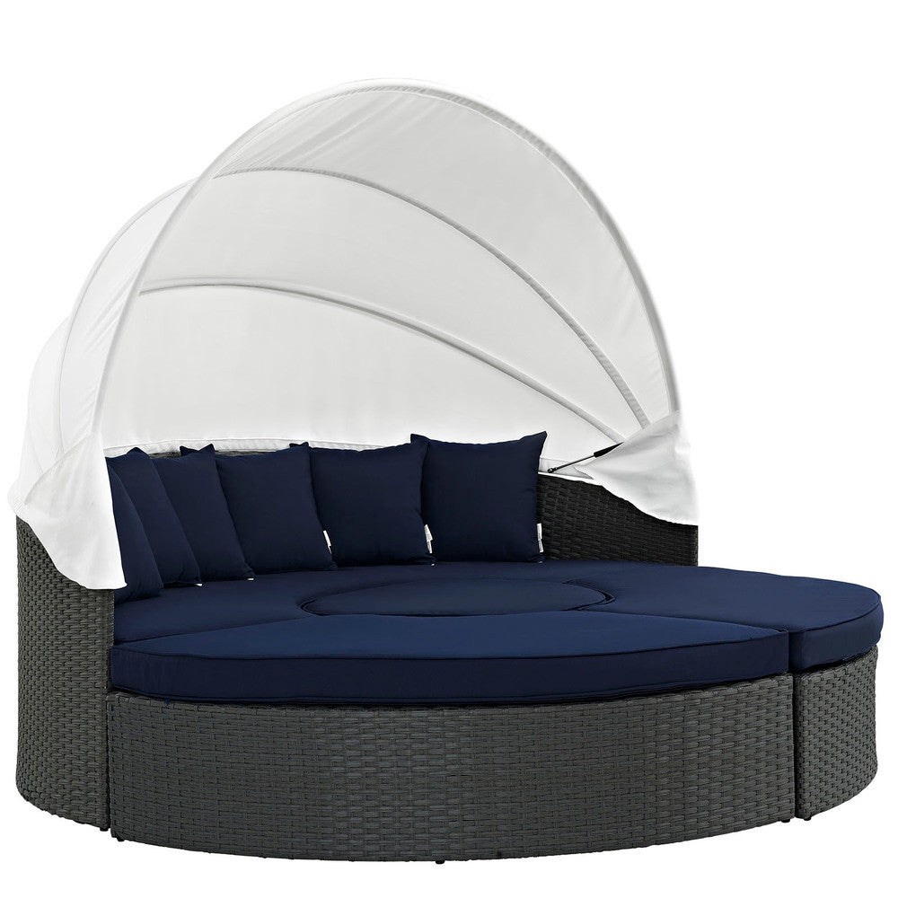 EEI-1986-CHC-NAV-SET Sojourn Outdoor Patio Sunbrella&reg; Daybed by Modway