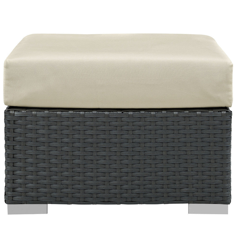 EEI-1855 Sojourn Outdoor Patio Sunbrella&reg; Ottoman by Modway