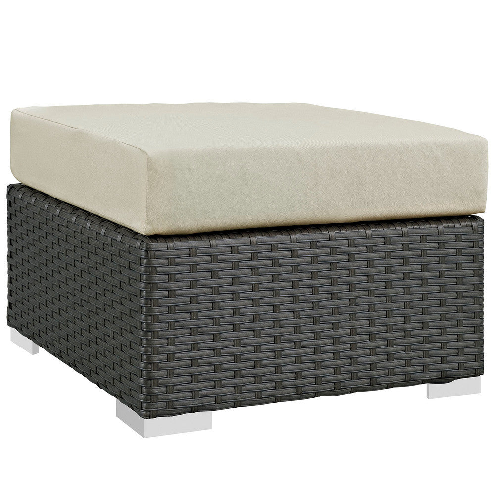 EEI-1855 Sojourn Outdoor Patio Sunbrella&reg; Ottoman by Modway