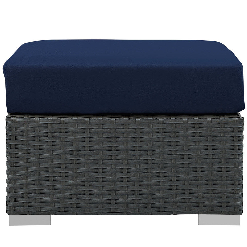 EEI-1855 Sojourn Outdoor Patio Sunbrella&reg; Ottoman by Modway
