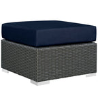 EEI-1855 Sojourn Outdoor Patio Sunbrella&reg; Ottoman by Modway