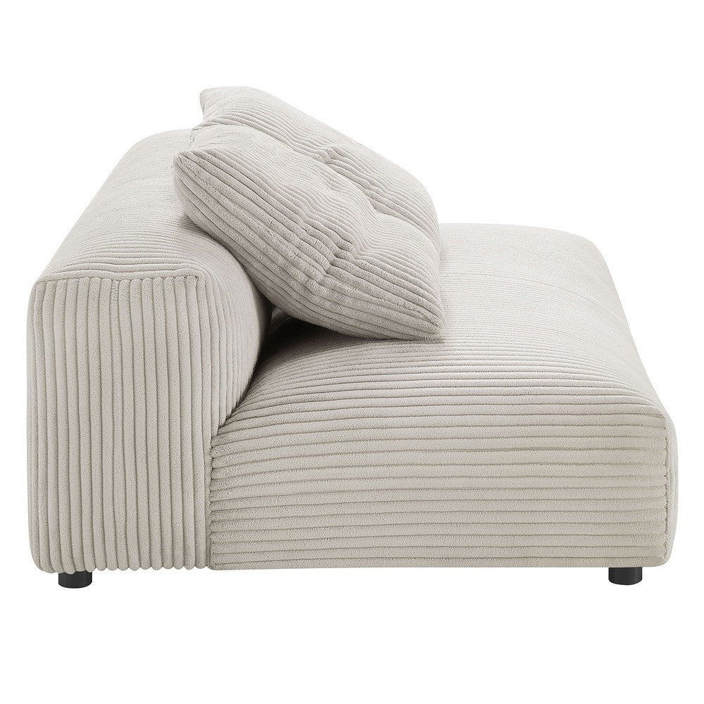 EEI-7024 Solace 2-Piece Modular Corduroy Upholstered Sectional Sofa With Chaise by Modway