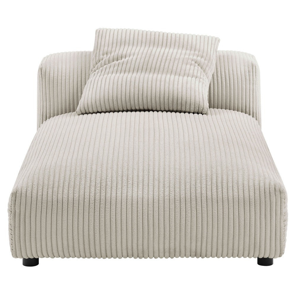 EEI-7024 Solace 2-Piece Modular Corduroy Upholstered Sectional Sofa With Chaise by Modway