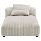 EEI-7024 Solace 2-Piece Modular Corduroy Upholstered Sectional Sofa With Chaise by Modway