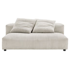 EEI-7024 Solace 2-Piece Modular Corduroy Upholstered Sectional Sofa With Chaise by Modway