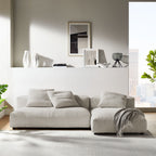 EEI-7024 Solace 2-Piece Modular Corduroy Upholstered Sectional Sofa With Chaise by Modway