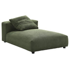 EEI-7024 Solace 2-Piece Modular Corduroy Upholstered Sectional Sofa With Chaise by Modway