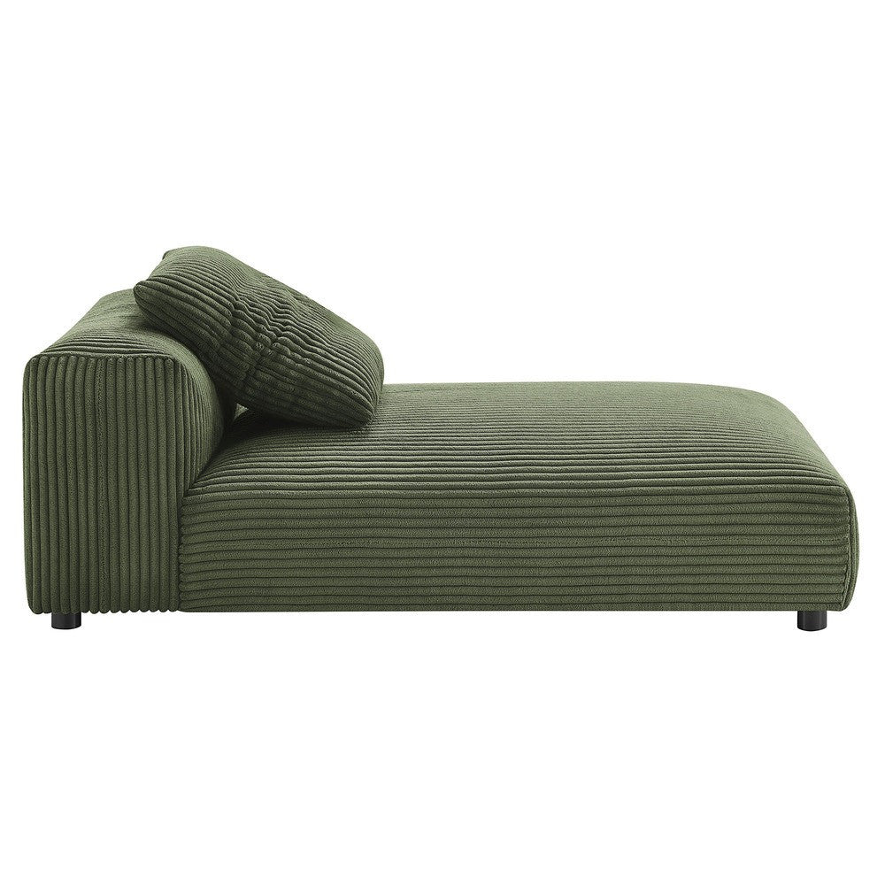 EEI-7024 Solace 2-Piece Modular Corduroy Upholstered Sectional Sofa With Chaise by Modway