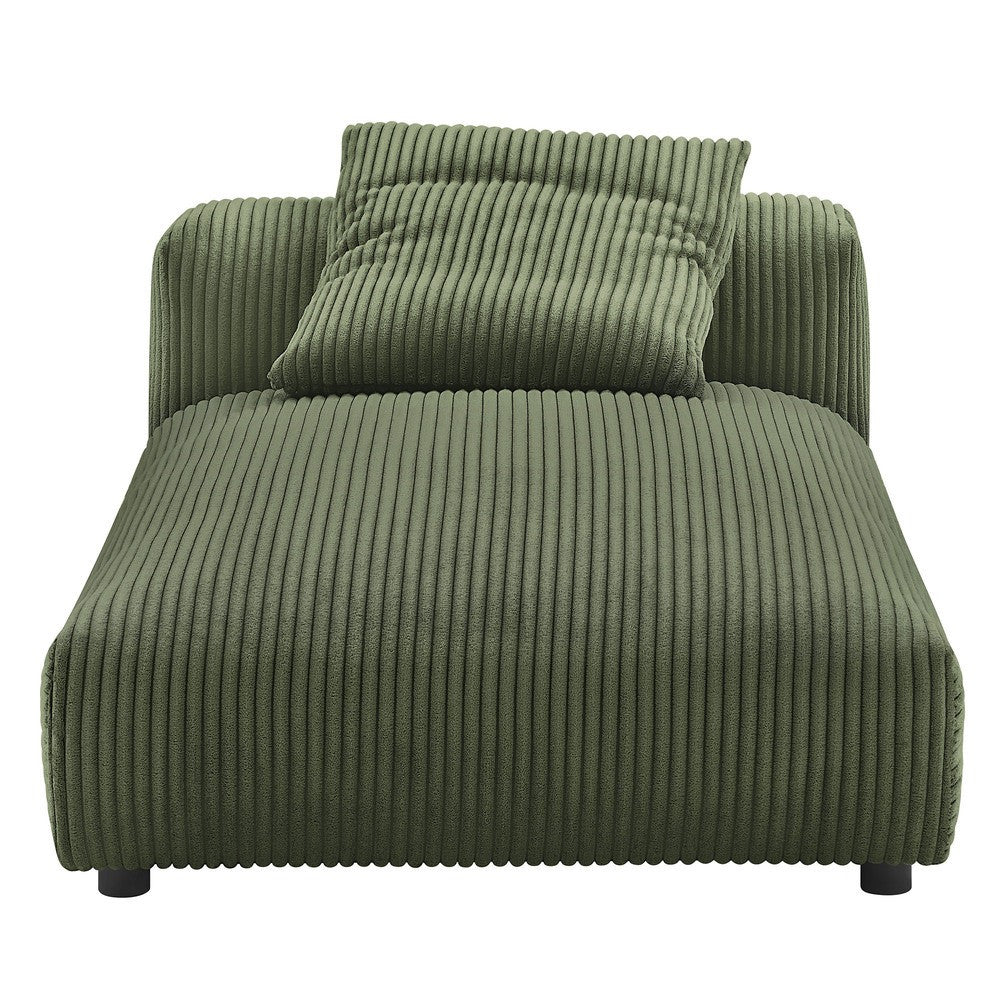 EEI-7024 Solace 2-Piece Modular Corduroy Upholstered Sectional Sofa With Chaise by Modway