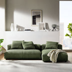 EEI-7024 Solace 2-Piece Modular Corduroy Upholstered Sectional Sofa With Chaise by Modway