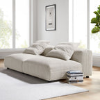 EEI-7036 Solace 2-Piece Modular Corduroy Upholstered Sofa by Modway