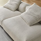 EEI-7036 Solace 2-Piece Modular Corduroy Upholstered Sofa by Modway