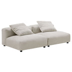 EEI-7036 Solace 2-Piece Modular Corduroy Upholstered Sofa by Modway