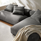 EEI-7025 Solace 2-Piece Modular Upholstered Fabric Sectional Sofa With Chaise by Modway