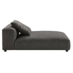 EEI-7025 Solace 2-Piece Modular Upholstered Fabric Sectional Sofa With Chaise by Modway