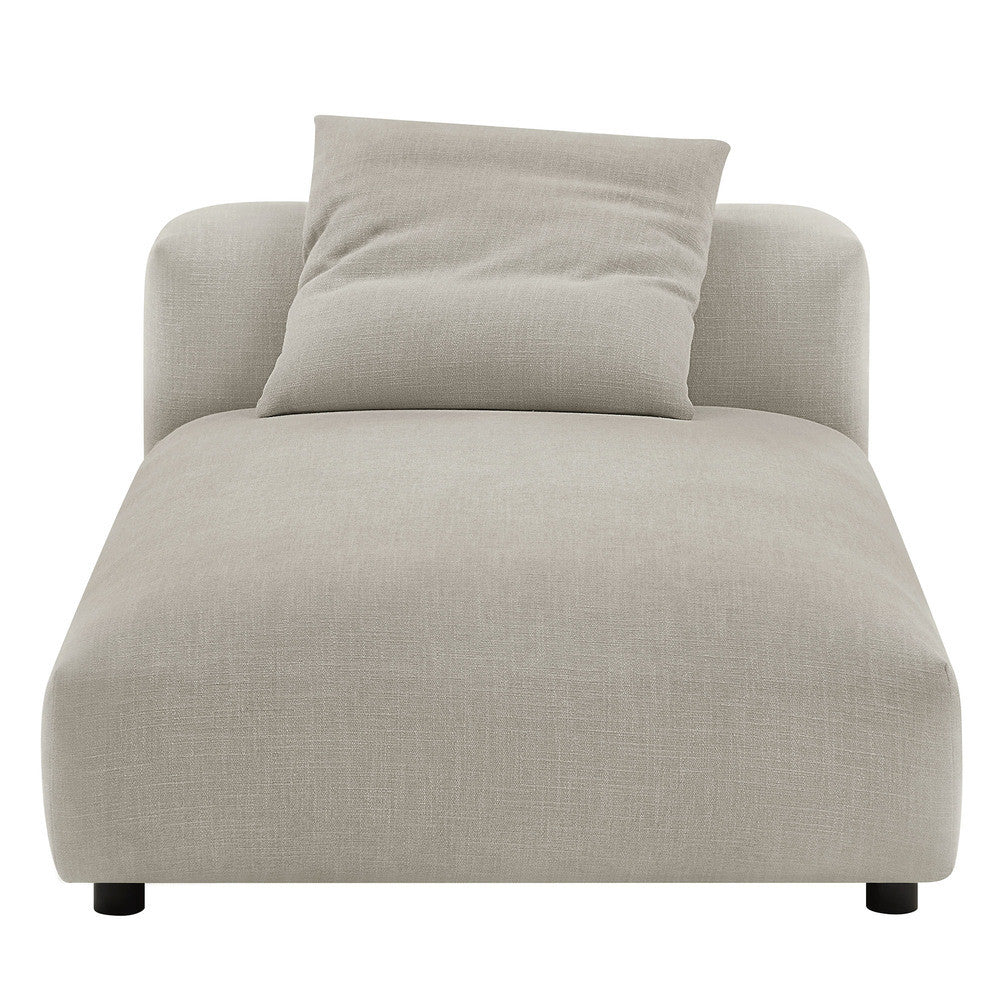 EEI-7025 Solace 2-Piece Modular Upholstered Fabric Sectional Sofa With Chaise by Modway