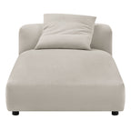 EEI-7025 Solace 2-Piece Modular Upholstered Fabric Sectional Sofa With Chaise by Modway