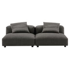 EEI-7037 Solace 2-Piece Modular Upholstered Fabric Sofa by Modway