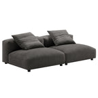 EEI-7037 Solace 2-Piece Modular Upholstered Fabric Sofa by Modway