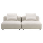 EEI-7037 Solace 2-Piece Modular Upholstered Fabric Sofa by Modway