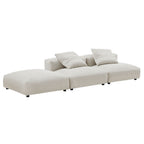 EEI-7028 Solace 3-Piece Modular Corduroy Upholstered Sectional Sofa by Modway