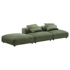 EEI-7028 Solace 3-Piece Modular Corduroy Upholstered Sectional Sofa by Modway