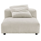EEI-7034 Solace 3-Piece Modular Corduroy Upholstered Sofa by Modway