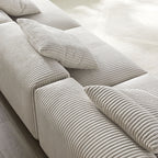 EEI-7034 Solace 3-Piece Modular Corduroy Upholstered Sofa by Modway