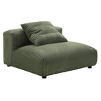 EEI-7034 Solace 3-Piece Modular Corduroy Upholstered Sofa by Modway