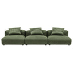 EEI-7034 Solace 3-Piece Modular Corduroy Upholstered Sofa by Modway