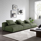 EEI-7034 Solace 3-Piece Modular Corduroy Upholstered Sofa by Modway