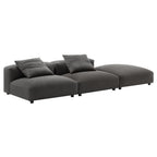 EEI-7029 Solace 3-Piece Modular Upholstered Fabric Sectional Sofa by Modway