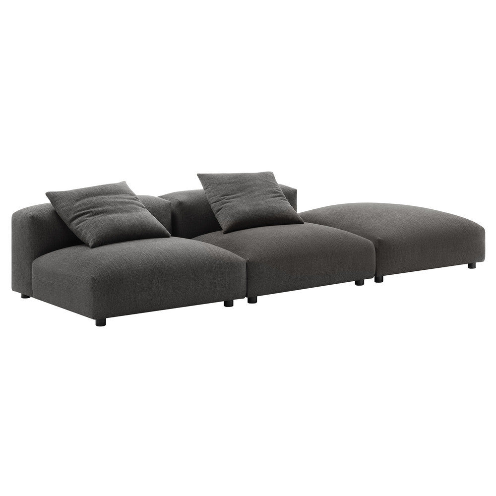 EEI-7029 Solace 3-Piece Modular Upholstered Fabric Sectional Sofa by Modway