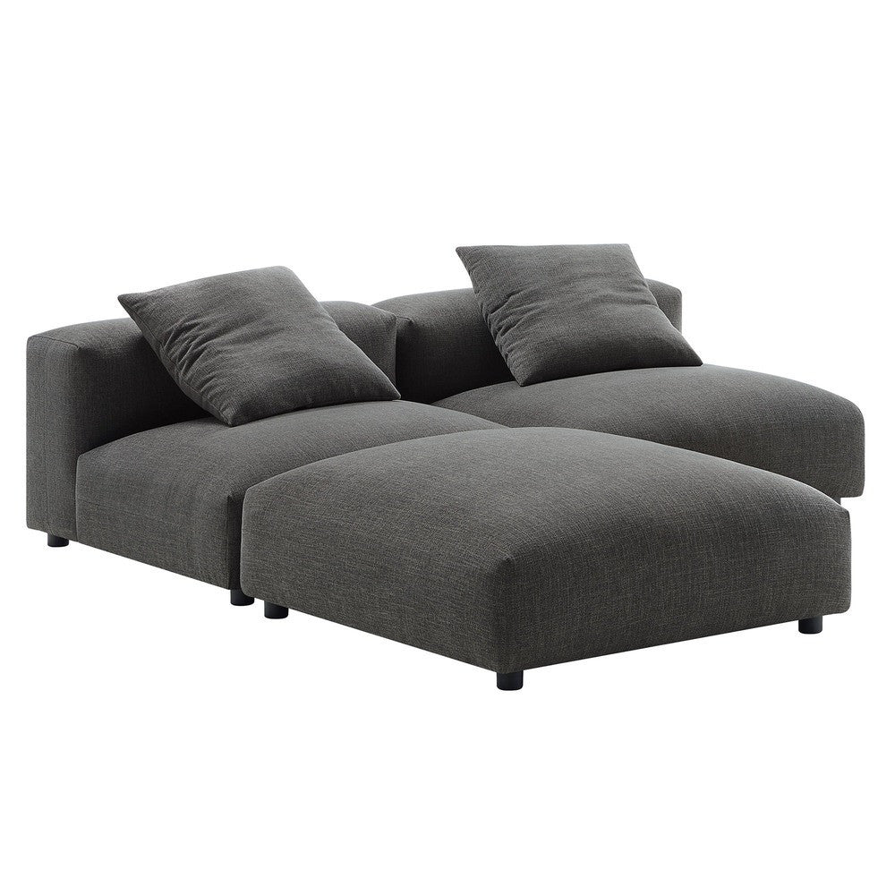 EEI-7029 Solace 3-Piece Modular Upholstered Fabric Sectional Sofa by Modway