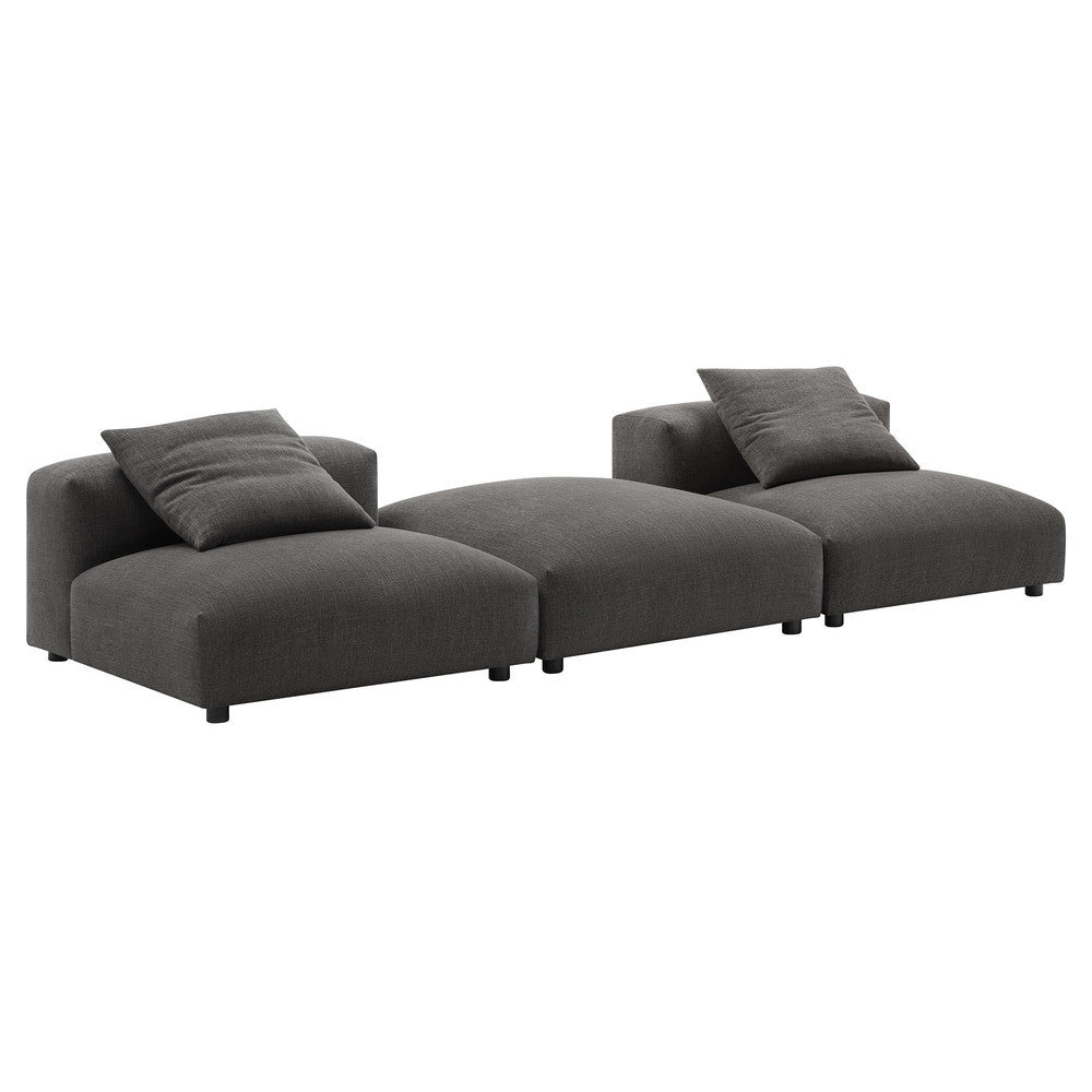 EEI-7029 Solace 3-Piece Modular Upholstered Fabric Sectional Sofa by Modway