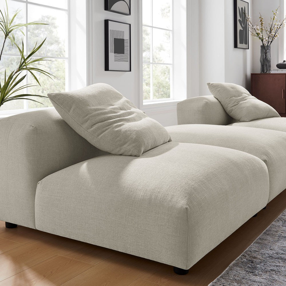 EEI-7029 Solace 3-Piece Modular Upholstered Fabric Sectional Sofa by Modway