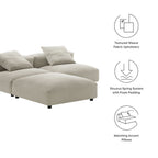 EEI-7029 Solace 3-Piece Modular Upholstered Fabric Sectional Sofa by Modway