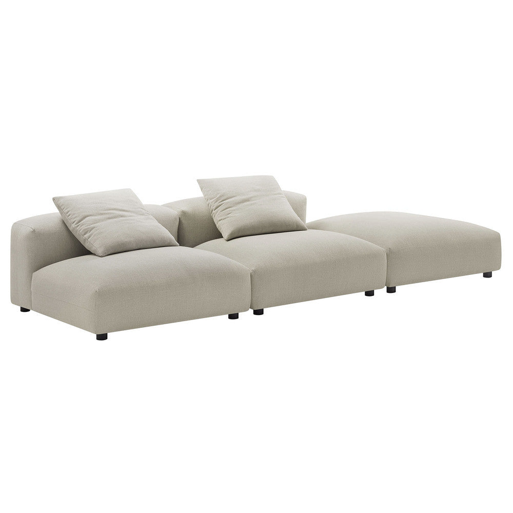 EEI-7029 Solace 3-Piece Modular Upholstered Fabric Sectional Sofa by Modway