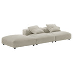 EEI-7029 Solace 3-Piece Modular Upholstered Fabric Sectional Sofa by Modway