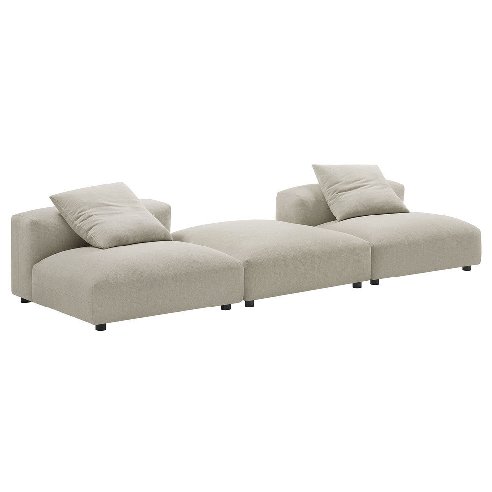 EEI-7029 Solace 3-Piece Modular Upholstered Fabric Sectional Sofa by Modway